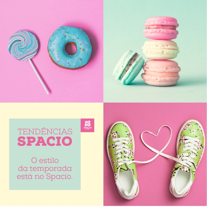 O estilo da temporada está no Spacio O estilo da temporada está no Spacio