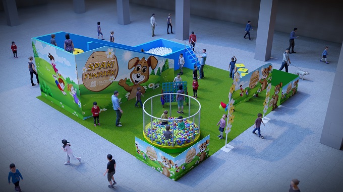 Spaki FunPark com um escorrega gigante! Spaki FunPark com um escorrega gigante!