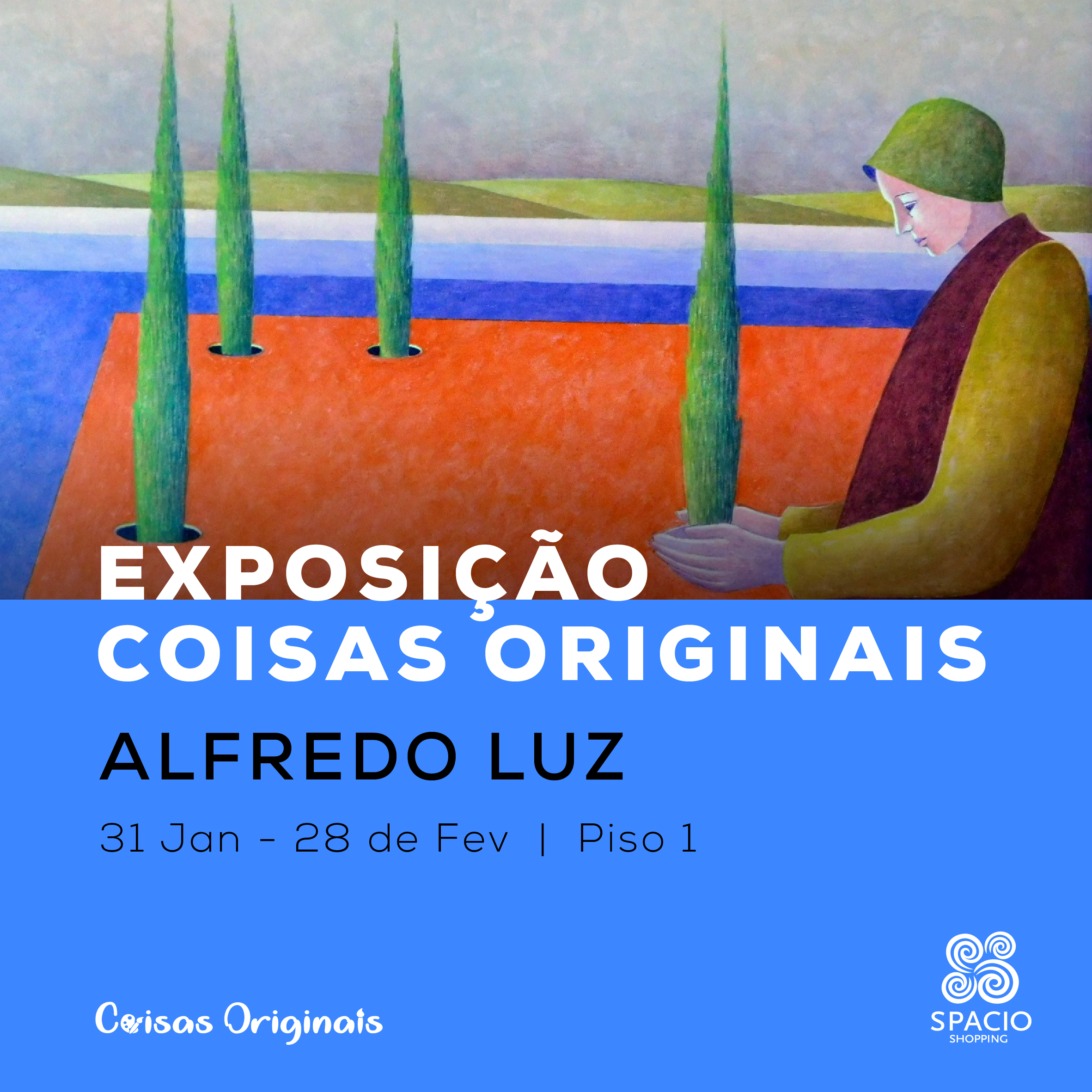 Exposição Coisas Originais de Alfredo Luz