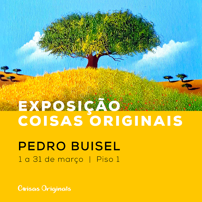Exposição Coisas Originais de Pedro Buisel