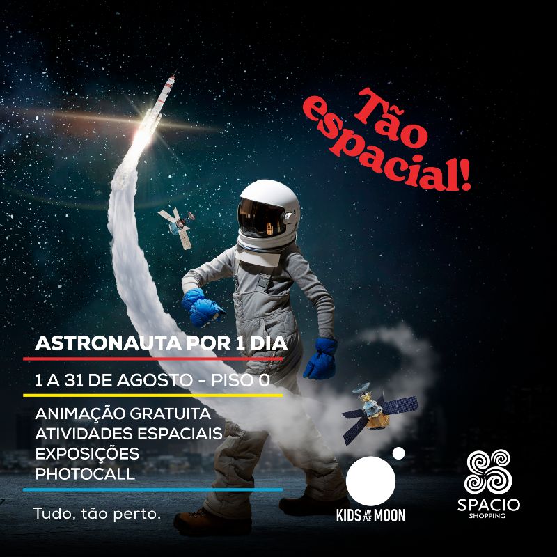 Férias fora de órbita: crianças vão à lua Férias fora de órbita: crianças vão à lua