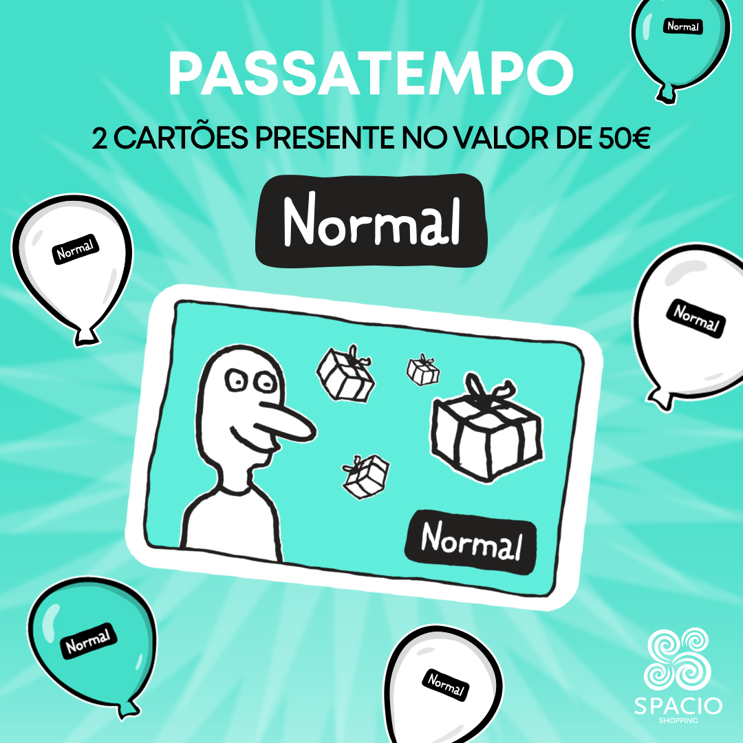 Ganhe 1 cartão presente de 50€ da Normal!