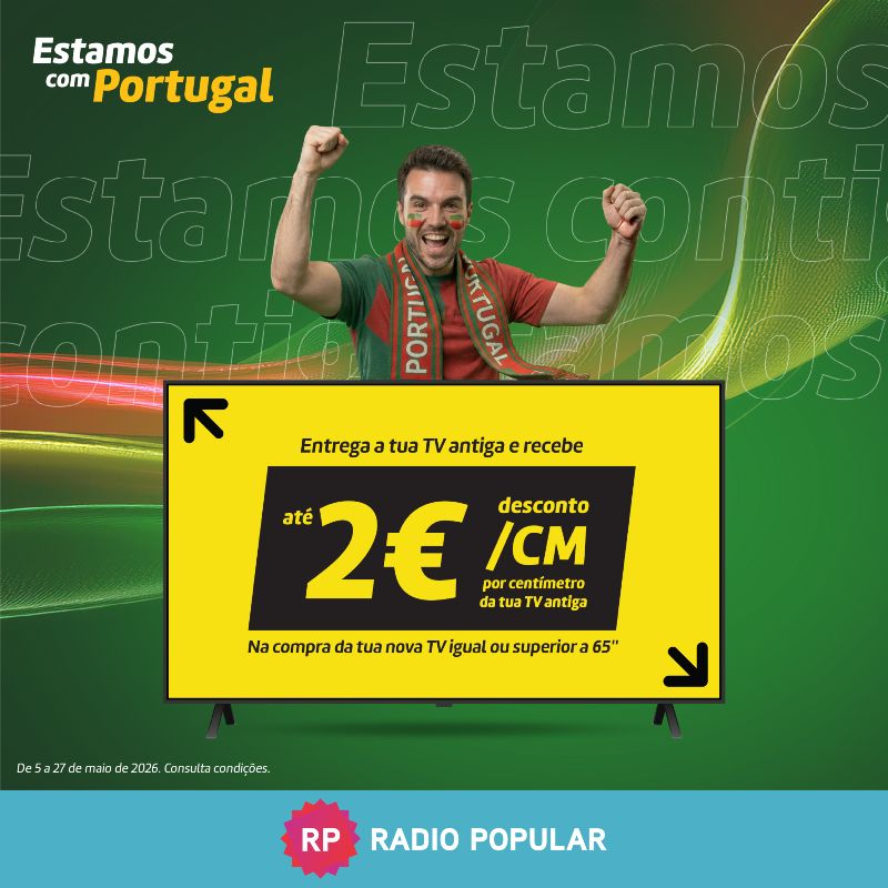 Quanto maior a sua TV antiga, maior o seu desconto!